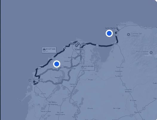 SMR Travel Caribbean Routes Map