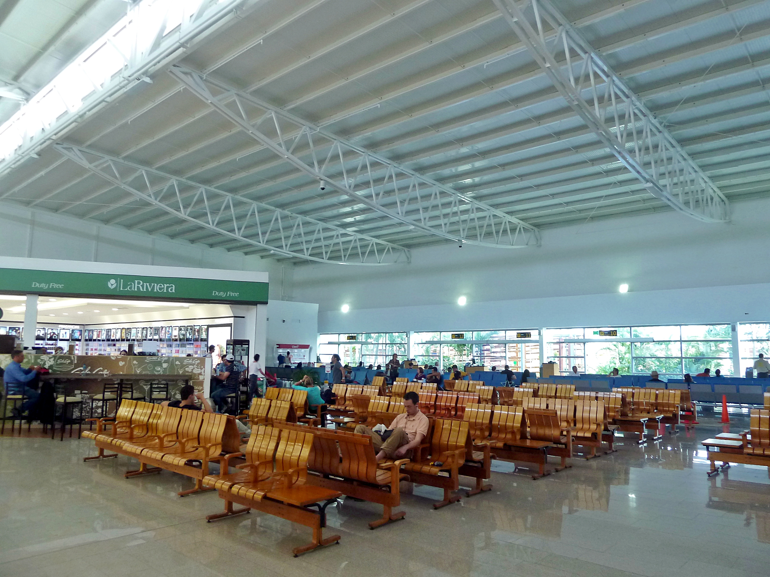 Travel landscape near Santa Marta Airport